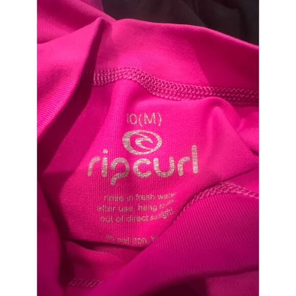 Rip Curl Hot Pink Rash Guard Sz. M (10) 50+ UPF - Picture 3 of 3